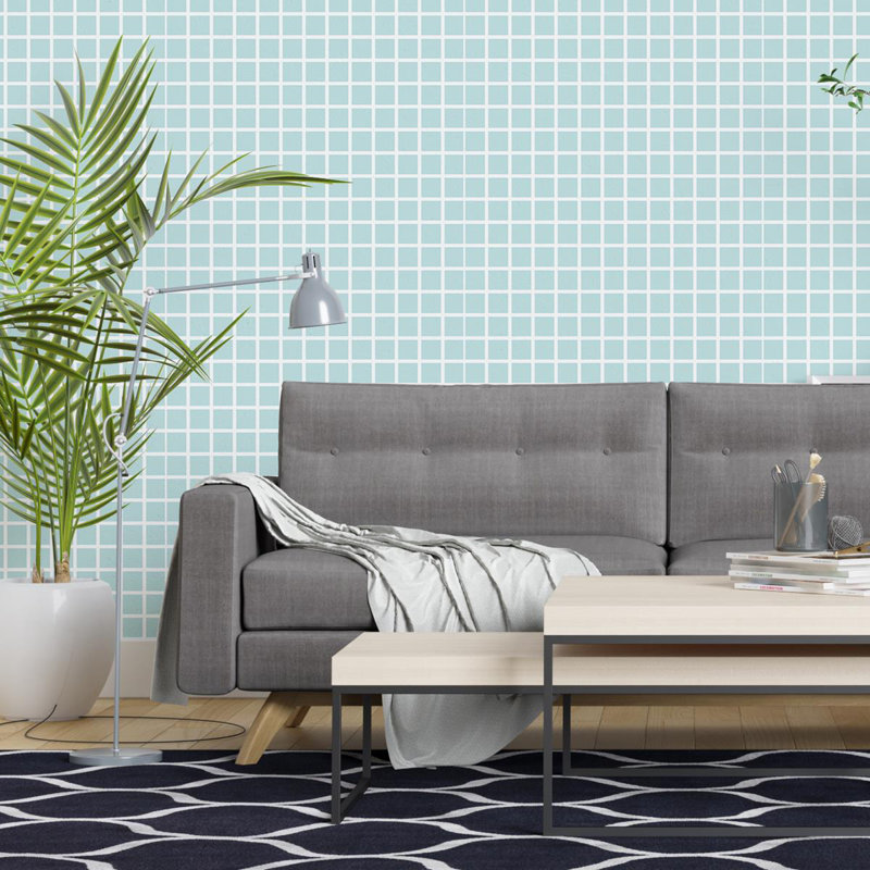 Ebern Designs Thorald Peel & Stick Plaid Wallpaper Wayfair